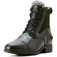 Produktbild von Ariat Kendal Back Zip Sherpa Winterstiefelette Damen Leder Schwarz