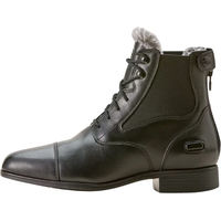 Produktbild von Ariat Kendall Back Sherpa Paddock Reitstiefel für Damen aus Leder in Schwarz mit Reißverschluss für den Winter