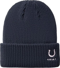 Produktbild von Ariat Kindermütze Horse Shoe Fleece Wintermütze Blau