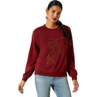 Produktbild von Ariat Lasso Fleece Sweatshirt Damen Rot Größe S