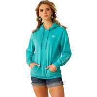 Produktbild von Ariat Logo 2.0 Hoodie Damen Blau Türkis Größe S