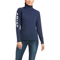 Produktbild von Ariat Longsleeve Baselayer Auburn 1/4 Zip Funktionsshirt Navy Größe S