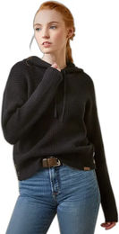 Produktbild von Ariat Los Altos Damen Hoodie Pullover aus Wolle Schwarz XL