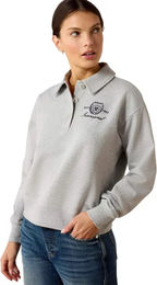 Ariat Lovett Sweatshirt Damen Grau Größe M – Bild 1 von 1