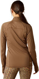 Ariat Lowell 2.0 Reitshirt Damen Braun Bluesign Polyester Winter Größe L – Bild 1 von 5