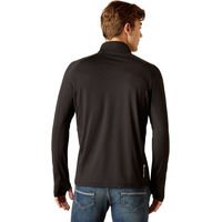 Produktbild von Ariat Lowell 2.0 Reitshirt Herren 1/4 Zip Funktionsshirt Schwarz Größe S