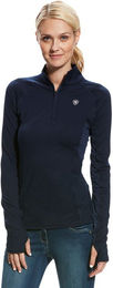 Ariat Lowell 2.0 Zip Baselayer Damen Navy Größe L – Bild 1 von 1