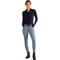 Produktbild von Ariat Lowell 3.0 1/4 Zip Pullover Baselayer Reitshirt Damen Blau XL