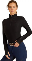Ariat Lowell 3.0 Reitshirt Damen Baselayer Schwarz Größe S wasserabweisend – Bild 1 von 7