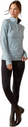 Produktbild von Ariat Lowell 3.0 Reitshirt Damen mit 1/4 Reißverschluss Grün