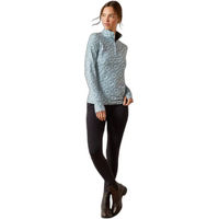 Produktbild von Ariat Lowell 3.0 Reitshirt Damen mit 1/4 Reißverschluss Grün