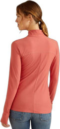 Ariat Lowell 3.0 Reitshirt für Damen mit 1/4 Reißverschluss in Rosa – Bild 1 von 1