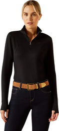 Produktbild von Ariat Lucent Reitshirt Damen Winter Schwarz Größe M
