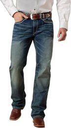 Ariat M4 Coltrane Reitjeans für Herren aus Baumwolle Blau 36x30 – Bild 1 von 1