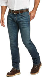 Ariat M8 Tek Stretch Sebastian Slim Jeans für Herren in Blau – Bild 1 von 1