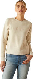 Produktbild von Ariat Martine Fleece Sweatshirt für Damen in Beige Größe S