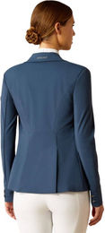 Ariat Meridian Show Jacket Turnierjacket Damen Nylon Schwarz Blau – Bild 1 von 5