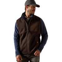 Produktbild von Ariat Millbrae Ärmelloser Wollpullover für Herren in Braun Größe M