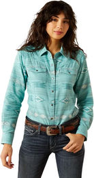 Produktbild von Ariat Montana Damenhemd Blau Türkis Größe S