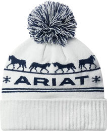 Ariat Mütze Damen Apres Ski Weiß Winter – Bild 1 von 1