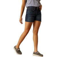Produktbild von Ariat Naz Jeansshorts Damen Blau aus Baumwolle 5 Zoll