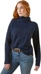 Ariat Novato Pullover für Damen in Blau mit Wollanteil – Bild 1 von 1
