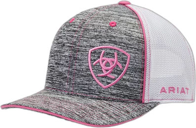 Produktbild von Ariat Offset Shield Cap Trucker Damen Grau Polyester