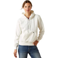 Produktbild von Ariat Orinda Fleece-Pullover mit Kapuze für Damen in Weiß Größe L