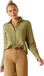 Produktbild von Ariat Pocklington Langarm-Bluse Damen Grün