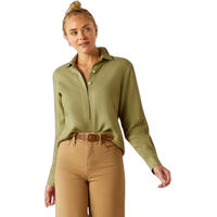 Produktbild von Ariat Pocklington Langarm-Bluse Damen Grün Größe S