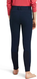 Ariat Prelude Kniebesatz Reithose für Kinder in Blau – Bild 1 von 5