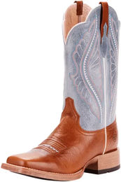 Ariat PrimeTime Westernstiefel Damen aus Leder in Beige und Braun Größe 41.5 EU – Bild 1 von 3
