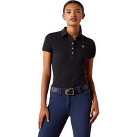 Produktbild von Ariat Prix 3.0 Reitpolo Damen Schwarz Baumwolle Größe S
