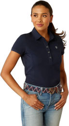 Produktbild von Ariat Prix 3.0 Reitshirt Damen Blau Größe S