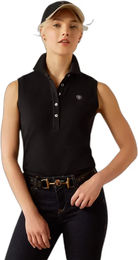 Ariat Prix 3.0 Reitshirt Damen Sommer Schwarz Größe L – Bild 1 von 5