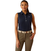 Produktbild von Ariat Prix 3.0 Reitshirt für Damen in Blau, ärmellos, Größe M
