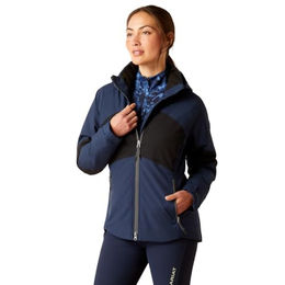 Ariat Prowess 2.0 H2O Reitjacke für Damen in Blau wasserdicht – Bild 1 von 10