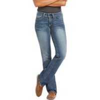 Produktbild von Ariat R.E.A.L. Icon Reithose Damen Blau Baumwolle