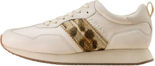 Ariat Ranch Runner Trainer Sneaker Damen aus Leder Beige Größe 38 – Bild 1 von 3