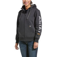 Produktbild von Ariat Rebar All-Weather Reitjacke Damen Grau Baumwolle Wasserabweisend