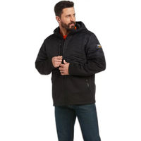 Produktbild von Ariat Rebar Cloud 9 Isolierende Daunenjacke für Herren in Schwarz Größe S wasserabweisend