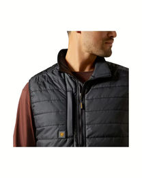ARIAT Rebar Cordura Ripstop-Weste für Herren aus Nylon wasserabweisend Blau Schwarz XL – Bild 1 von 9