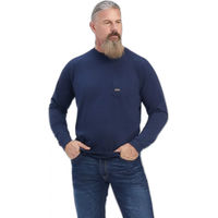 Produktbild von Ariat Rebar Cotton Strong Langarmshirt für Herren in Blau Größe M
