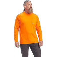 Produktbild von Ariat Rebar Cotton Strong Langarmshirt für Herren in Orange Größe XL