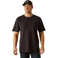 Produktbild von Ariat Rebar Cotton Strong Standard Reitshirt für Herren in Schwarz Größe L