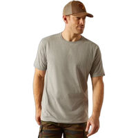 Produktbild von Ariat Rebar Cotton Strong Standard T-Shirt für Herren aus Baumwolle Grau XXL