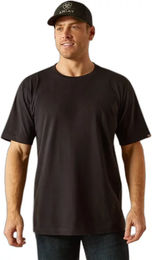 Ariat Rebar Cotton Strong Standard T-Shirt für Herren aus Baumwolle Schwarz XXL – Bild 1 von 4