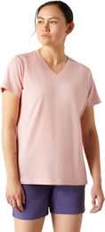 Produktbild von Ariat Rebar Cotton Strong T-Shirt für Damen in Rosa Größe L
