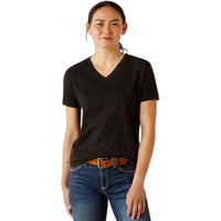 Produktbild von Ariat Rebar Cotton Strong T-Shirt für Damen in Schwarz Größe S