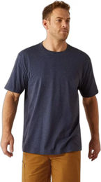 Produktbild von Ariat Rebar Cotton Strong T-Shirt für Herren in Blau Größe S